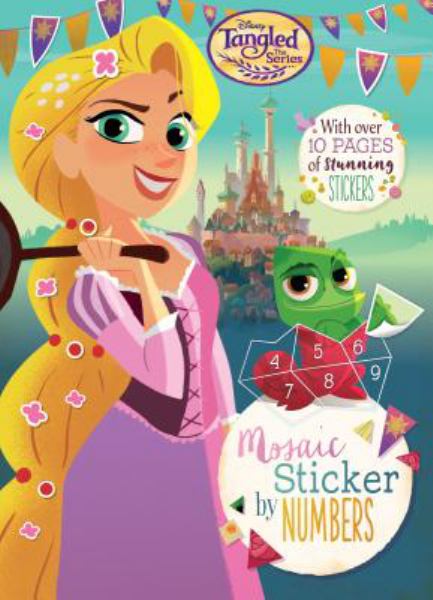 Disney Tangled the Series Mosaic Sticker by Number --With over 10 Pages of Stunning Stickers
