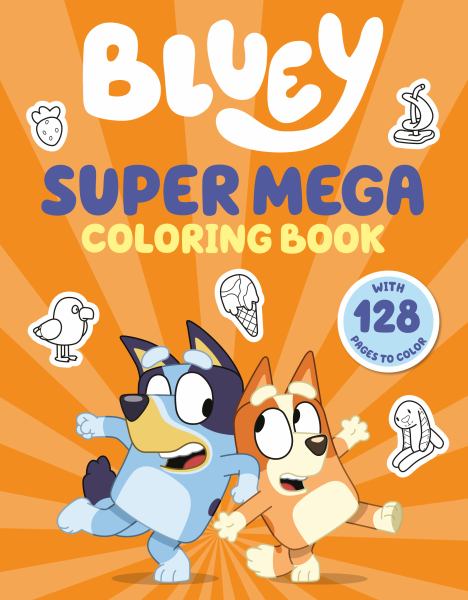 Bluey Super Mega Coloring Book (Bluey Activity Books)
