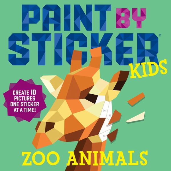 Paint by Sticker Kids Zoo Animals (Paint by Sticker Kids)