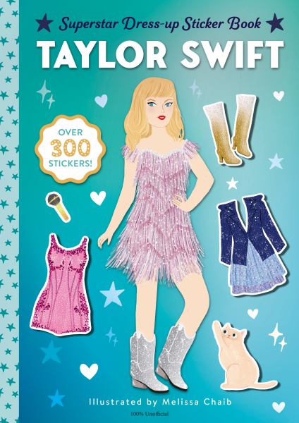 Taylor Swift Superstar Dress-Up Sticker Book Over 300 stickers!
