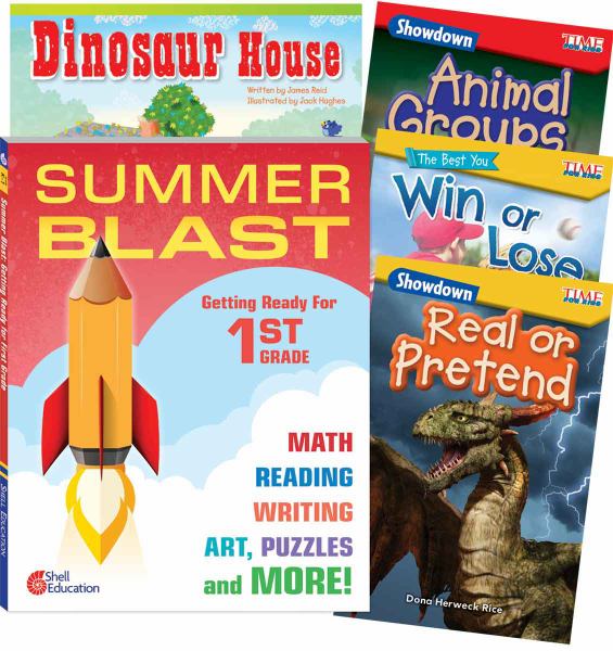 Learn-at-Home Summer Reading Bundle Grade 1:5-Book Set