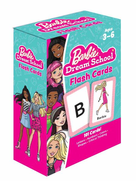 Barbie Dream School Flash Cards --101 Cards! Letters, Numbers, Colors, Shapes, Critical Thinking (Ages 3-6)