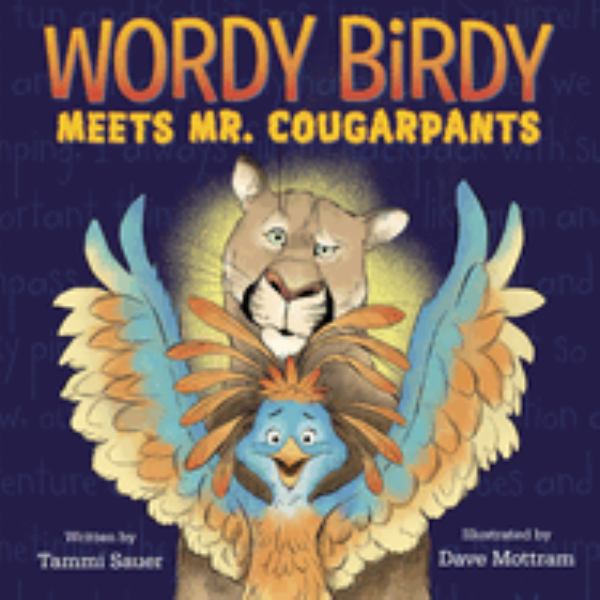 Wordy Birdy meets Mr. Cougarpants