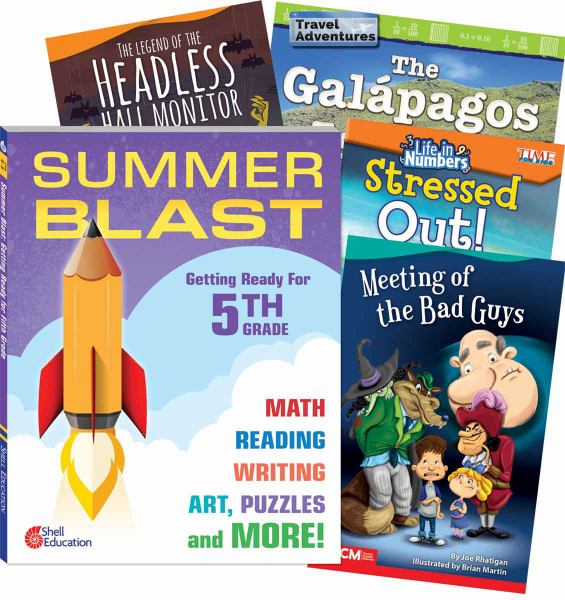 Learn-at-Home Summer Reading Bundle Grade 5:5-Book Set