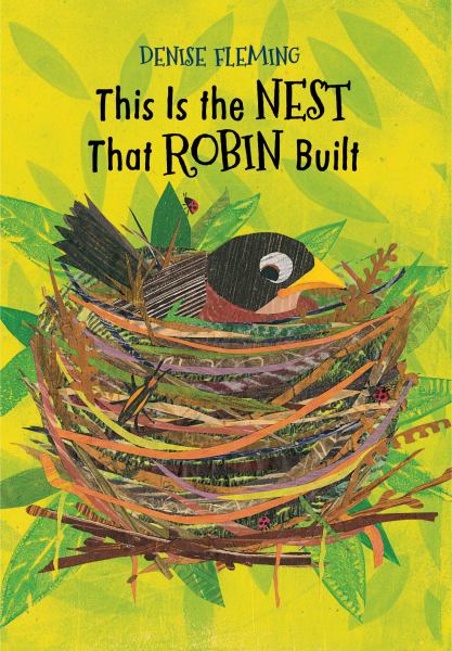 This is the nest that Robin built with a little help from her friends