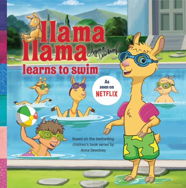 Llama Llama learns to swim.