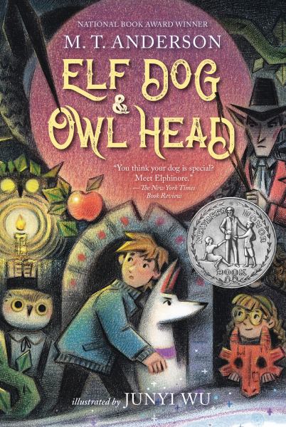 Elf dog & owl head