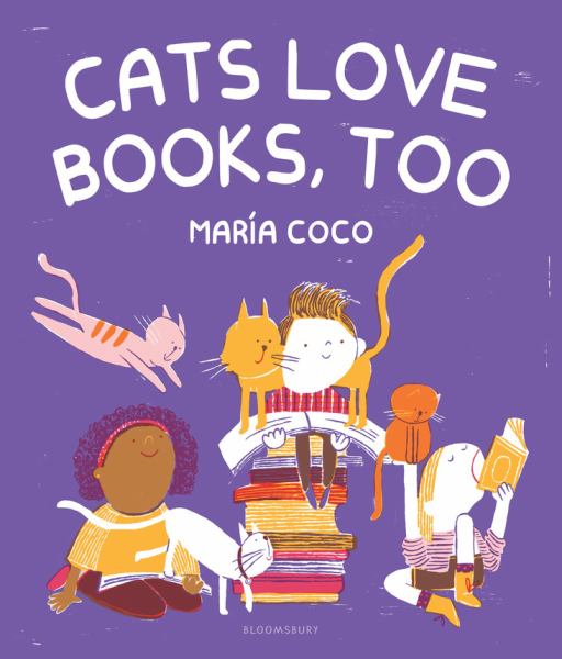 Cats love books, too