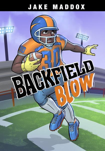 Backfield blow (Jake Maddox Sports Stories)