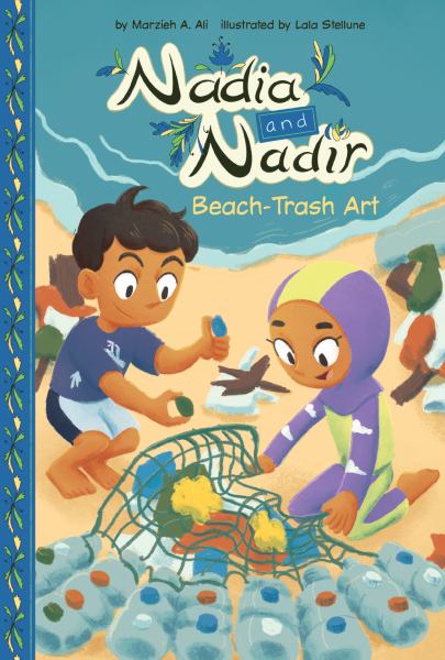 Beach-trash art (Nadia & Nadir)